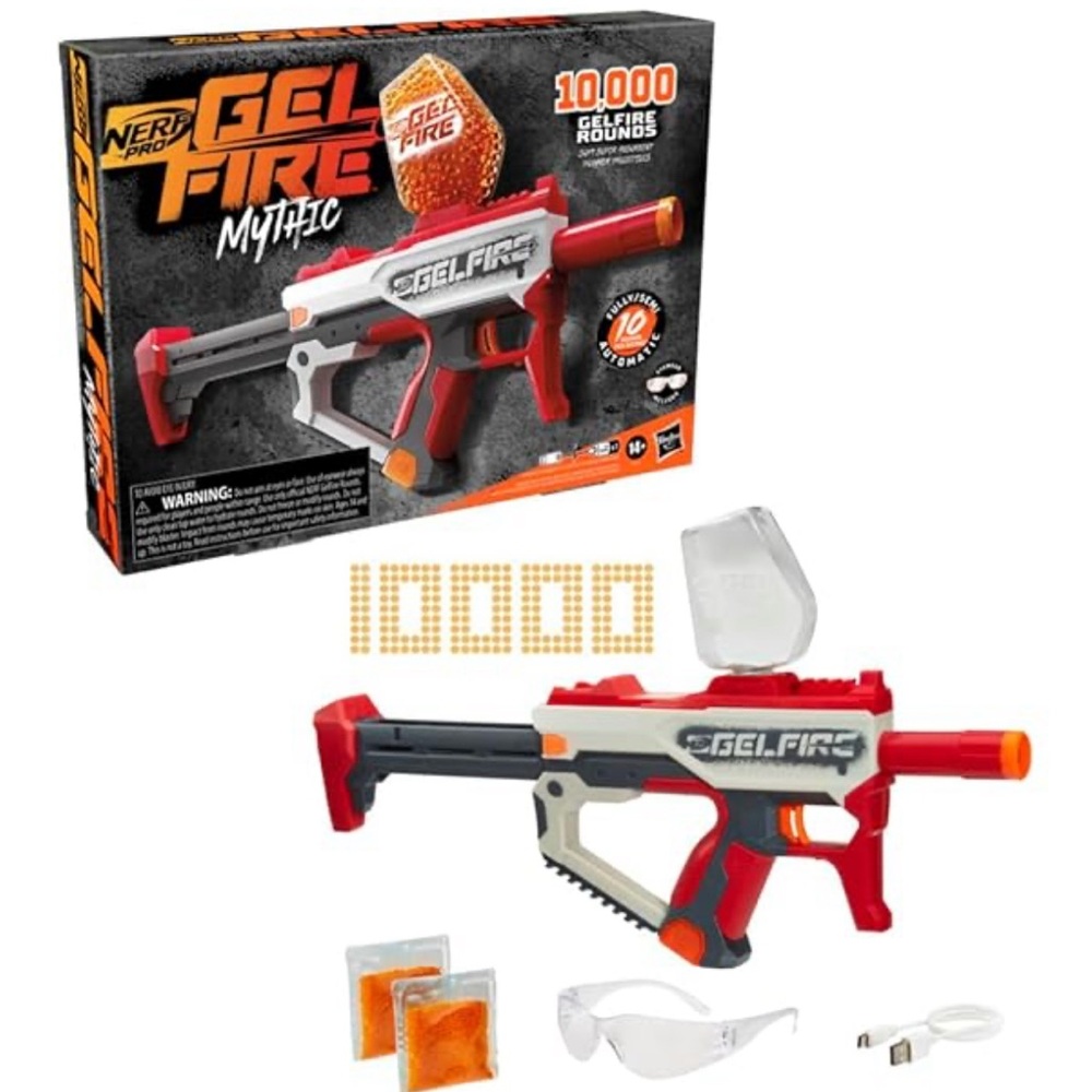NERD GELBEE WATER BLASTER GEL BEADS HYDRO BLASTER - NIB New 10,000 gel beads